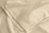 Linen-Cotton Flat Sheet - Buttercream / Queen