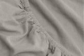 Linen-Cotton Fitted Sheet - Cal King - Dove Grey / Cal King